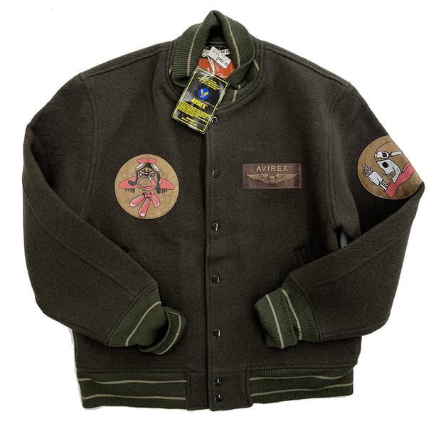 아비렉스 빈티지 데드스탁 울 자켓