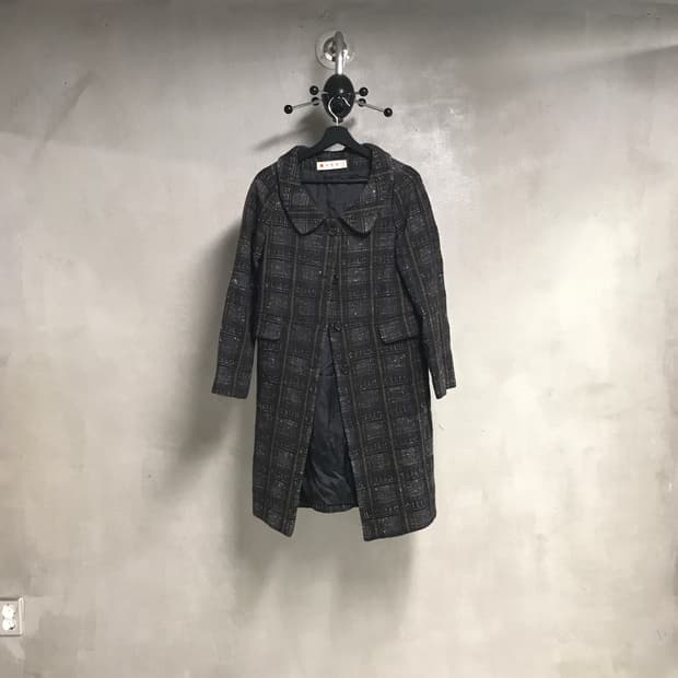 마르니 체크 코트 40(W)