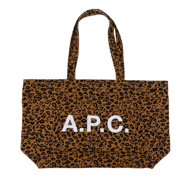 APC 레오파드 캔버스백