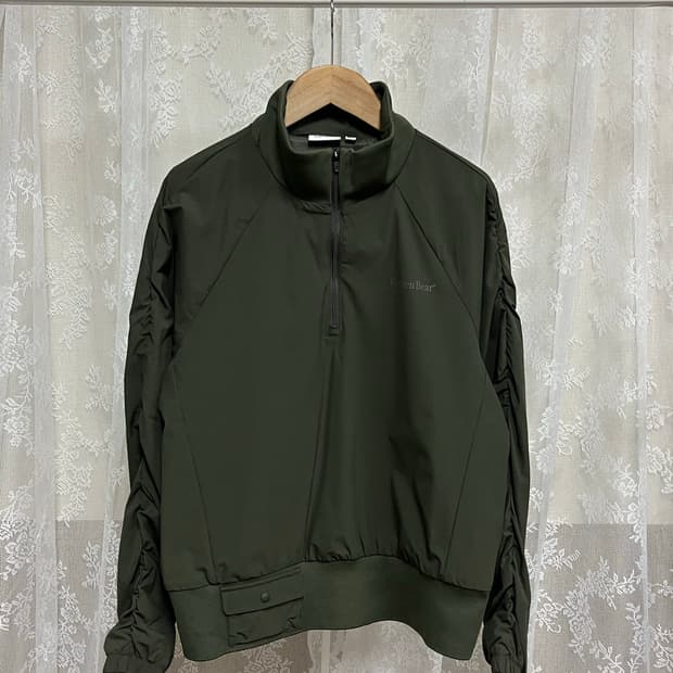 S) 골든베어 여성 바람막이 아노락 카키