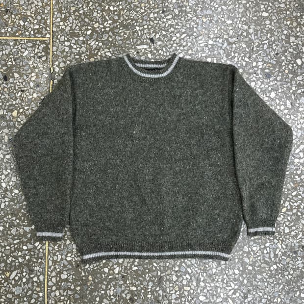 Van jac 반 자켓 울 니트 스웨터 L