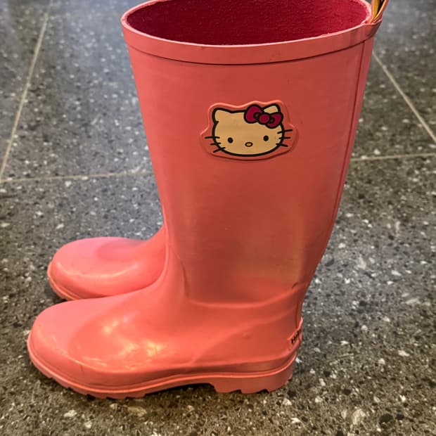 키티 레인부츠235