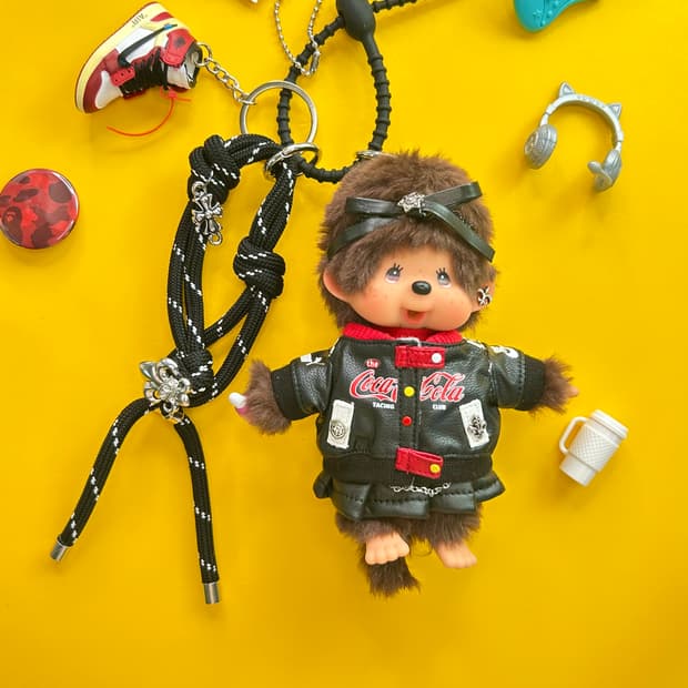 (64) ✨🤍정품몬치치커스텀 레드포인트 스트릿무드