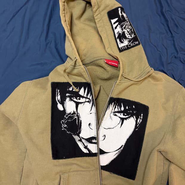Supreme x The crow 후드티