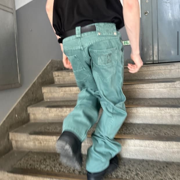 플라스틱 프로덕트 MPa 카프 포켓 팬츠 에메랄드