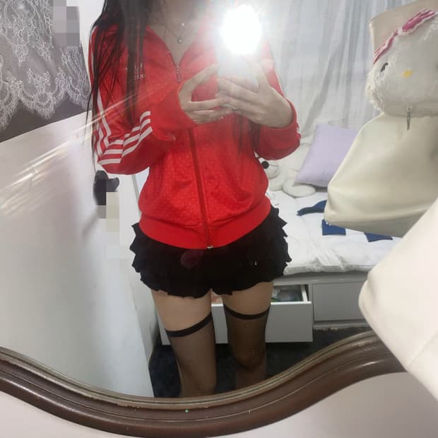 아디다스 다이아도트 빨강 져지