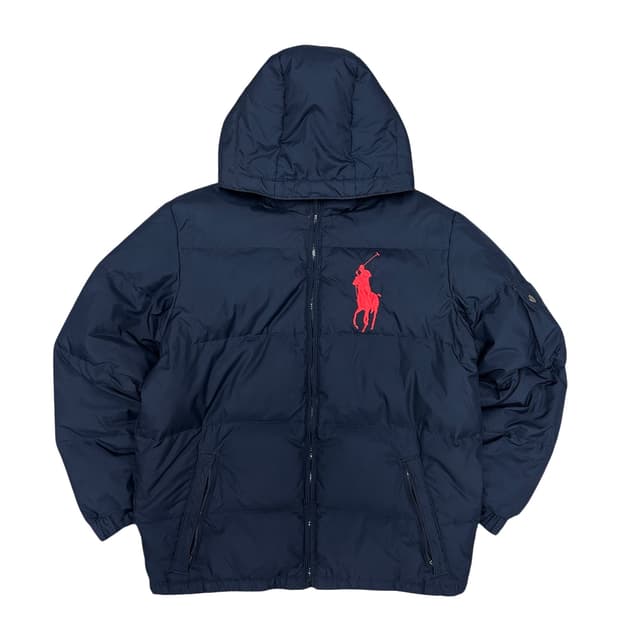 폴로 네이비 빅포니 패딩(18-20)