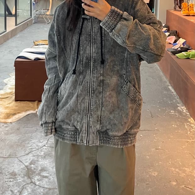 나이키 리이슈 워시드 자켓 H414