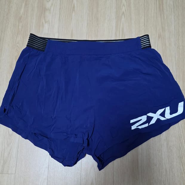 2XU 러닝 쇼츠 블루 L (속바지 X)
