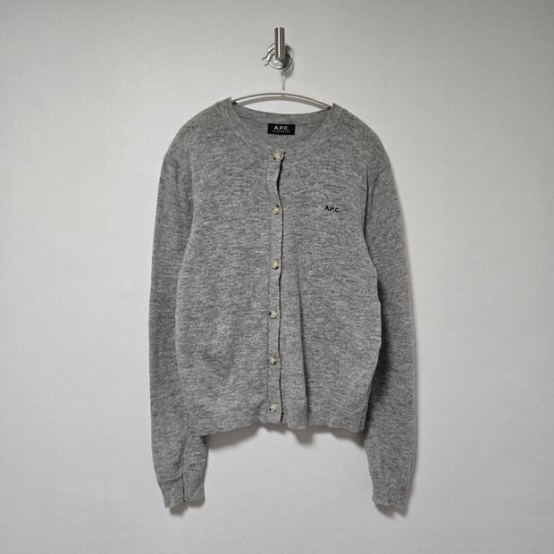 아페쎄 그레이 가디건 / 여성 가디건/ 여자 가디건 