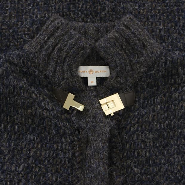 토리버치 Tory burch 빈티지 알파카 울 니트 가디건