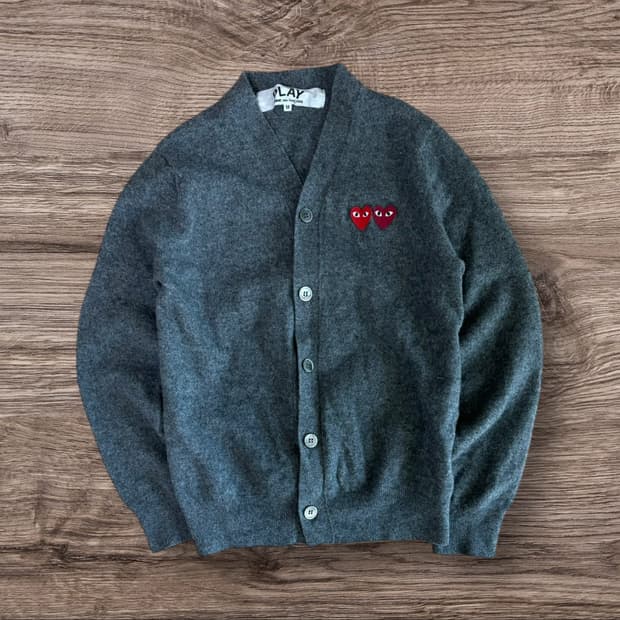 Comme des Garcons Double Wappen Cardigan