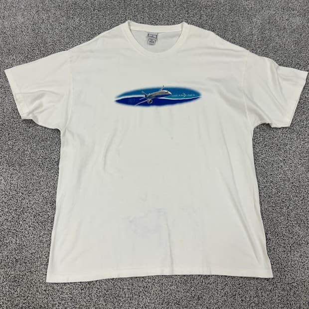 00s USA 7E7 보잉 드림라이너 비행기 티셔츠
