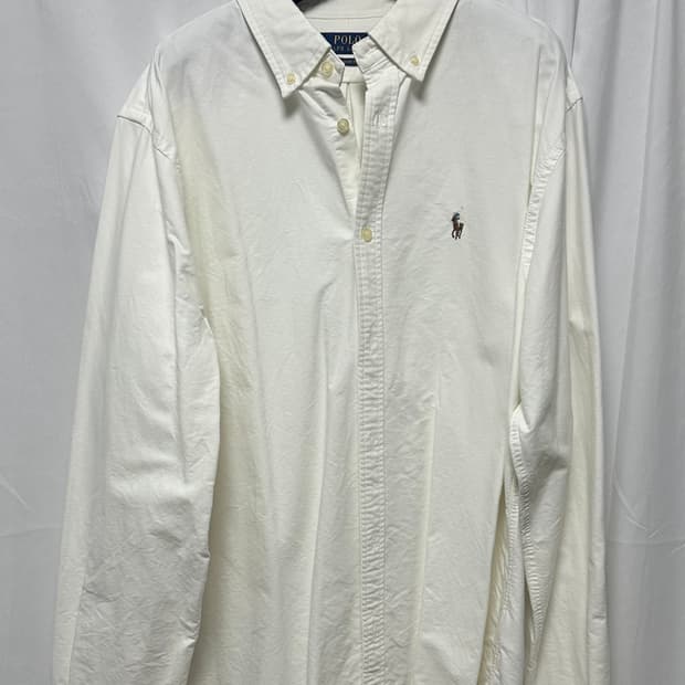 no.171 폴로 랄프로렌 옥스포드 화이트셔츠 xxl 상태굿