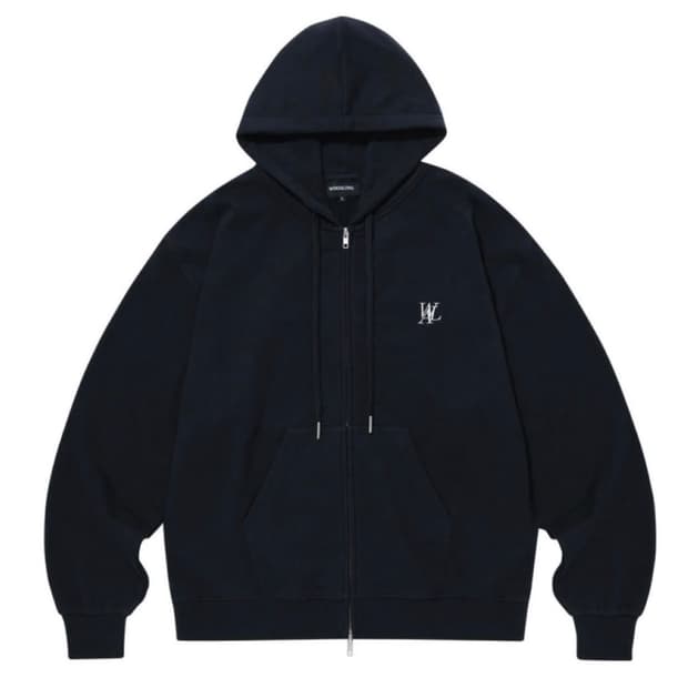 우알롱 투웨이 후드집업 네이비 s