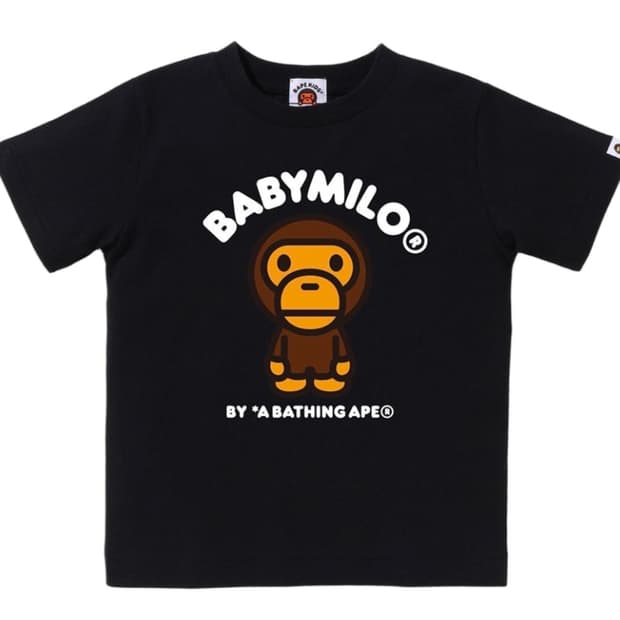 베이프 정품 키즈 120 베이비 마일로 반팔티