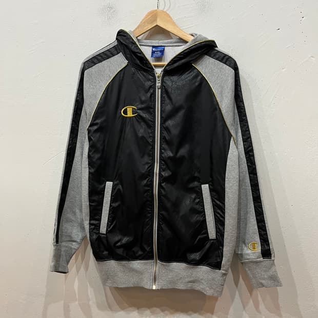 챔피온 재팬 골드로고 후드집업 M