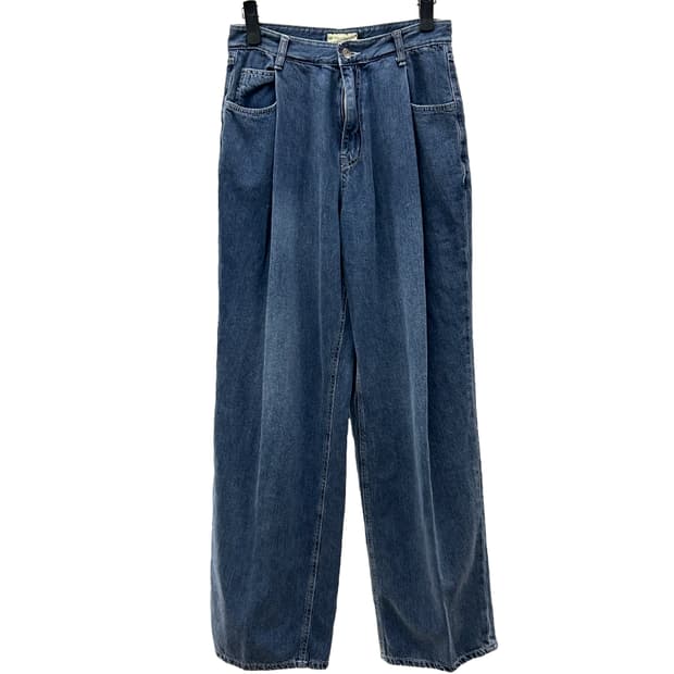 Begin2.0.2 비긴2.0.2 와이드 플리츠 데님 팬츠