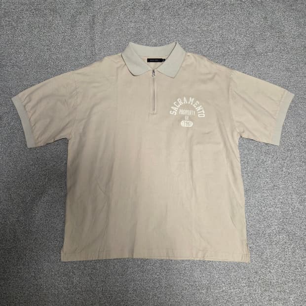 Niko And 하프 집업 반팔 티셔츠 L(100)