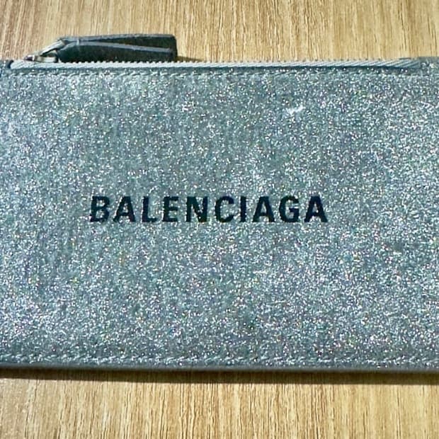 BALENCIAGA 발렌시아가 글리터 카드지갑