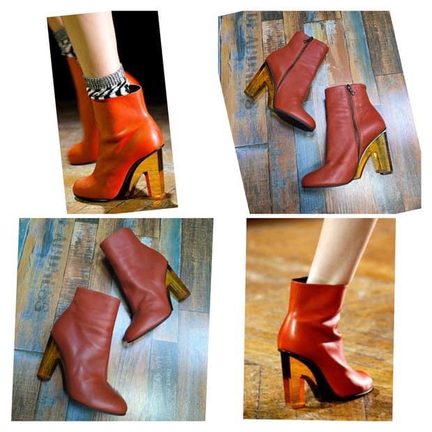 드리스 반 노튼 앵클 부츠 / 38 (245~250)