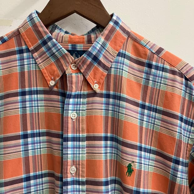 N64 폴로 체크 셔츠