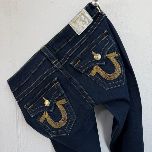 트루릴리젼 섹션 빌리 로우라이즈 데님 팬츠 