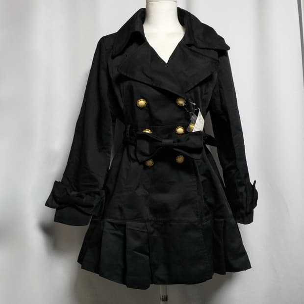 양산형지뢰계 트렌치코트원피스 달천 대장 히메갸루 로맨틱 핀터깔 로리타펑크