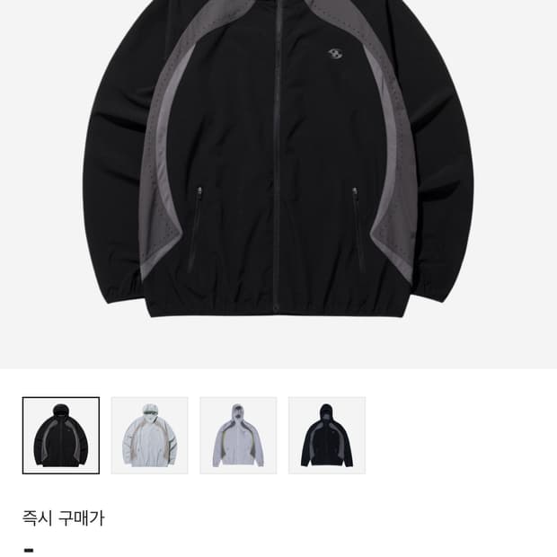 산산기어 러닝 자켓 블랙 23SS