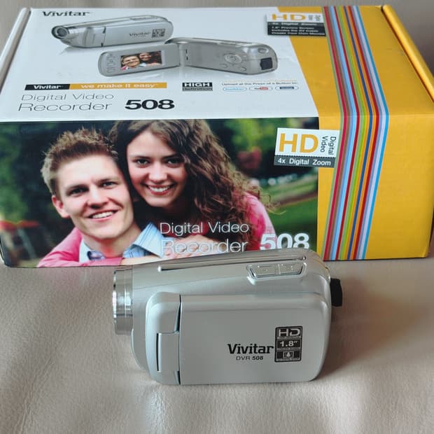 비비타 vivitar dvr-508 캠코더 (박스o, 준민트급)