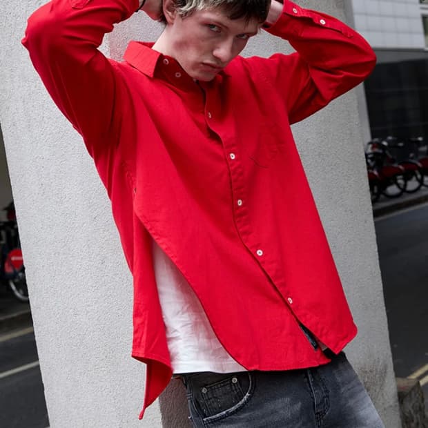 ANITYAIMLORIK MARIGOLD WASHED SHIRT RED