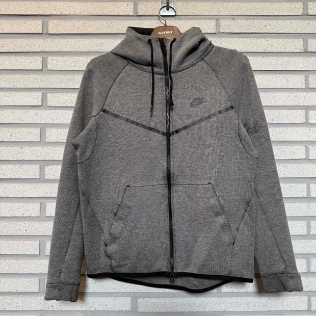 나이키 테크플리스 후드집업 그레이 컬러