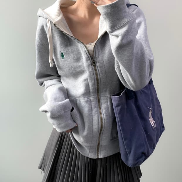 폴로 후드집업