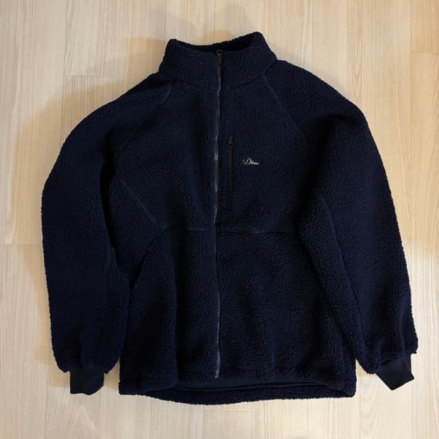dime 다임 플리스 자켓 네이비