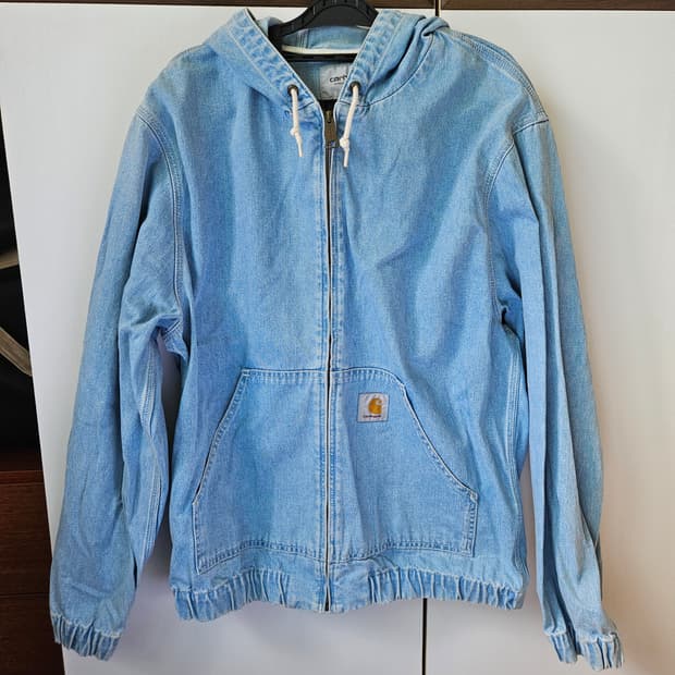 칼하트 빈티지 데님 후드집업 액티브 자켓 공용M