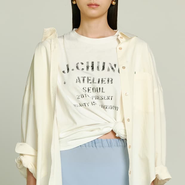 제이청(J.CHUNG)세실 백오픈 셔츠