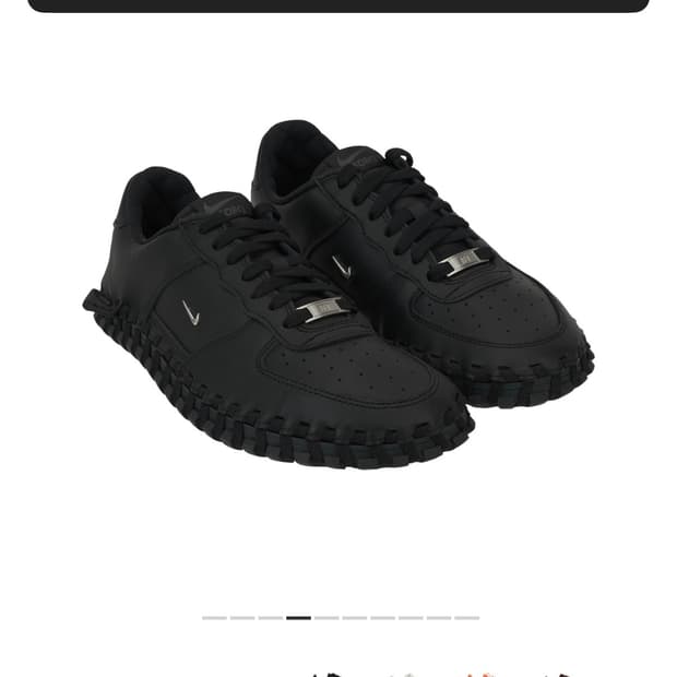 나이키 x 자크뮈스 J 포스 1 로우 블랙 260