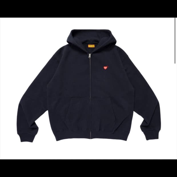 <새상품> 휴먼메이드 후드집업 네이비 2XL