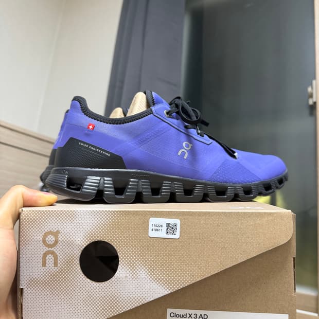 (판매글) 온 러닝 클라우드 X 3 AD 블루베리 45(290)