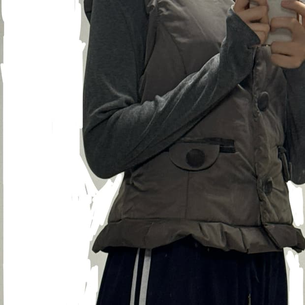 Hanae mori 패딩 베스트