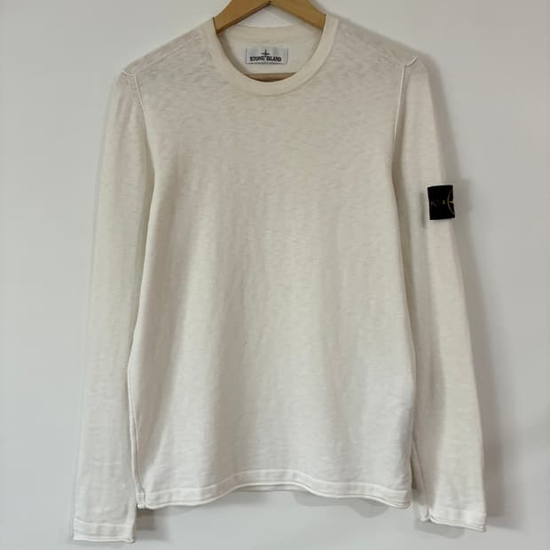 스톤 아일랜드 롱 슬리브 리스 니트