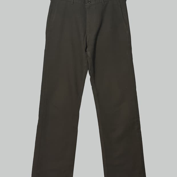 꼼데가르송 옴므 듀스 울 팬츠 카키
