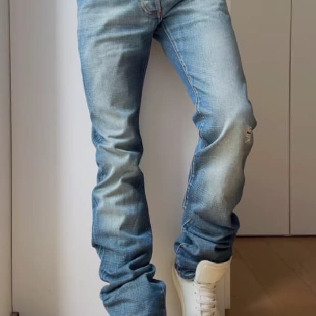 13AW 생로랑 스터드 하이탑 스니커즈