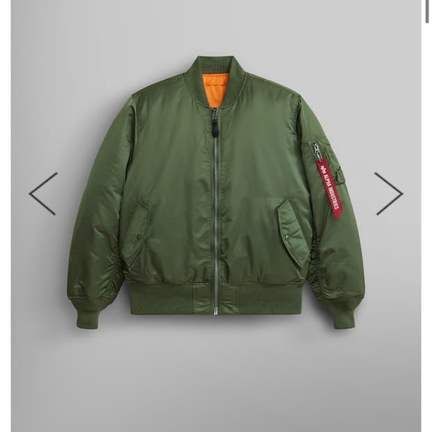 알파인더스트리 ma-1 flight jacket