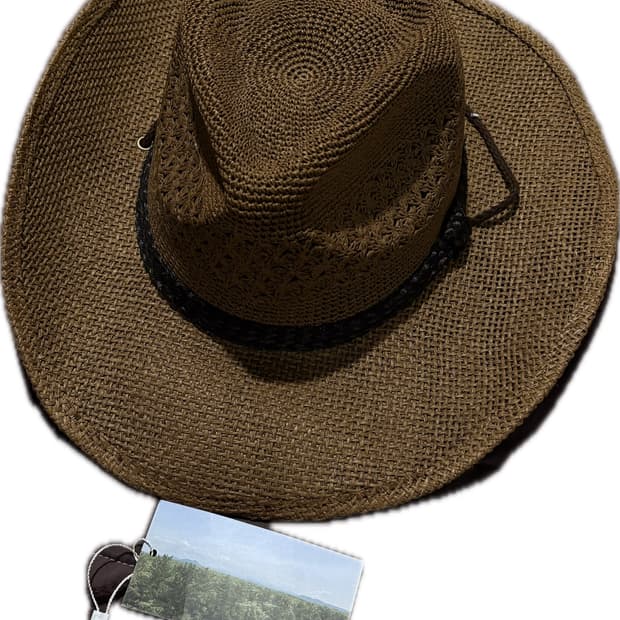 어스지구 카우보이캡 (새상품) 