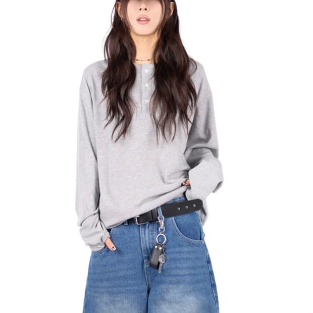 릿킴 헨리넥 롱슬리브