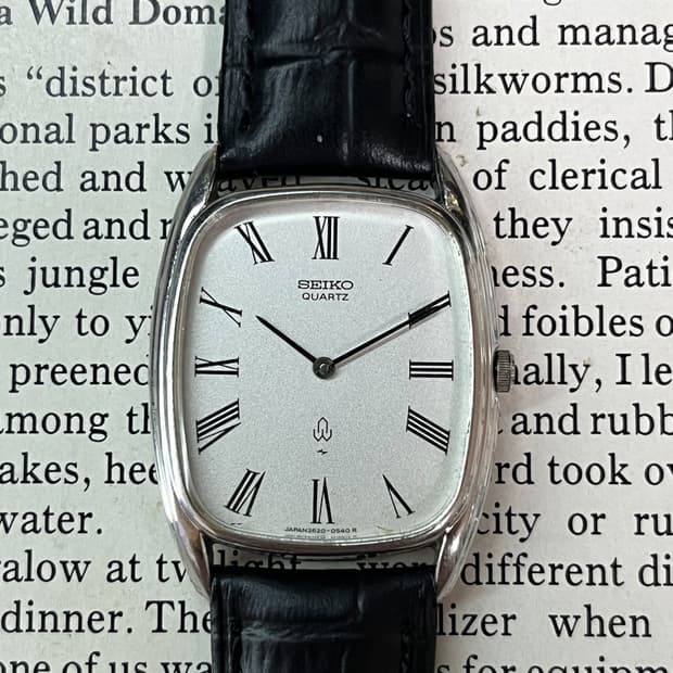 SEIKO ELLIPSE 로만 탱크 쿼츠