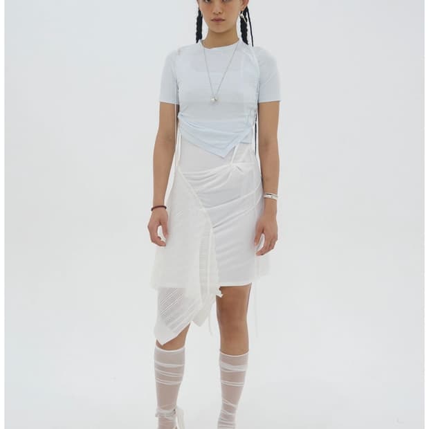 Hyein seo Hemstitch Crop Top