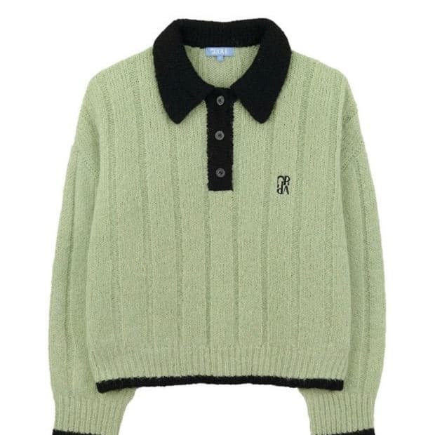 Grove 소프트니트 라이트그린 (오버핏)