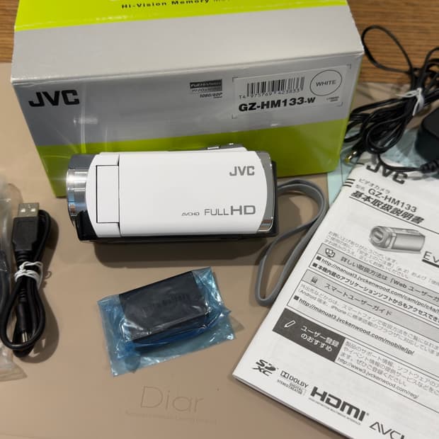 JVC GZ-HM133 캠코더 신품급 풀박스
